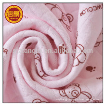 Factory supply 100% cotton jacquard knit fabric for clothing